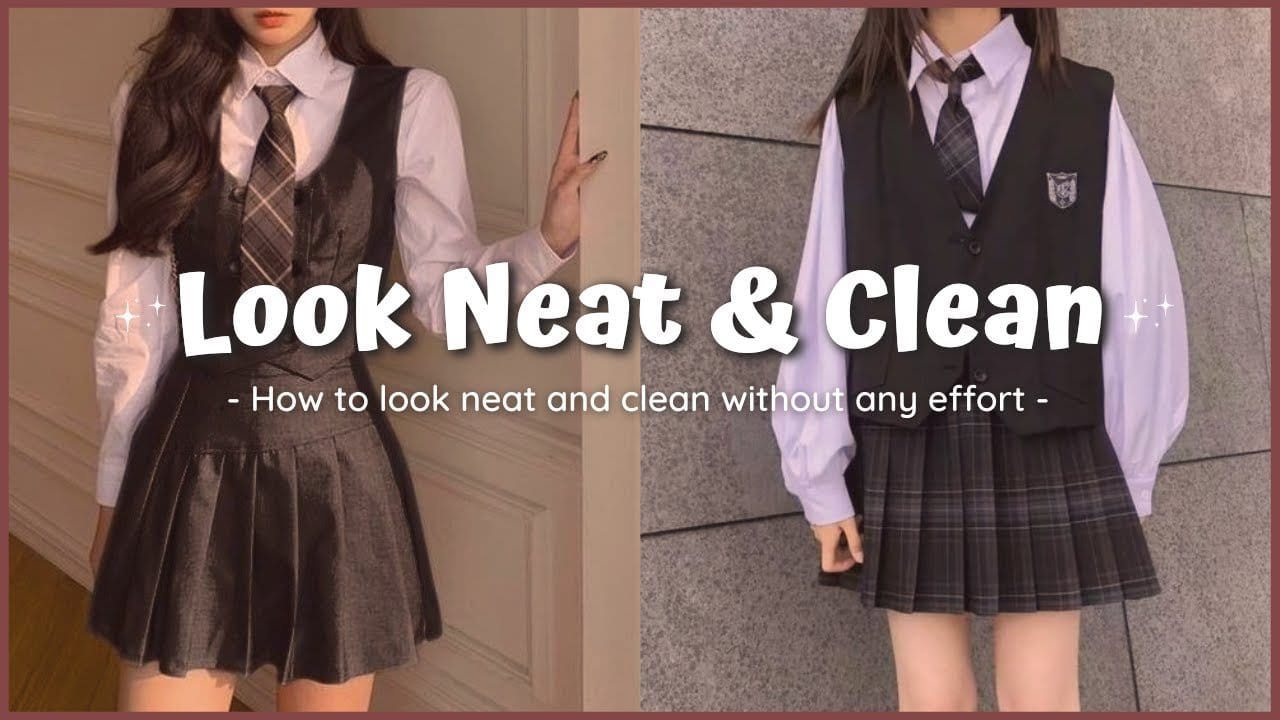 How To Look Neat And Clean At School With Minimal Effort?