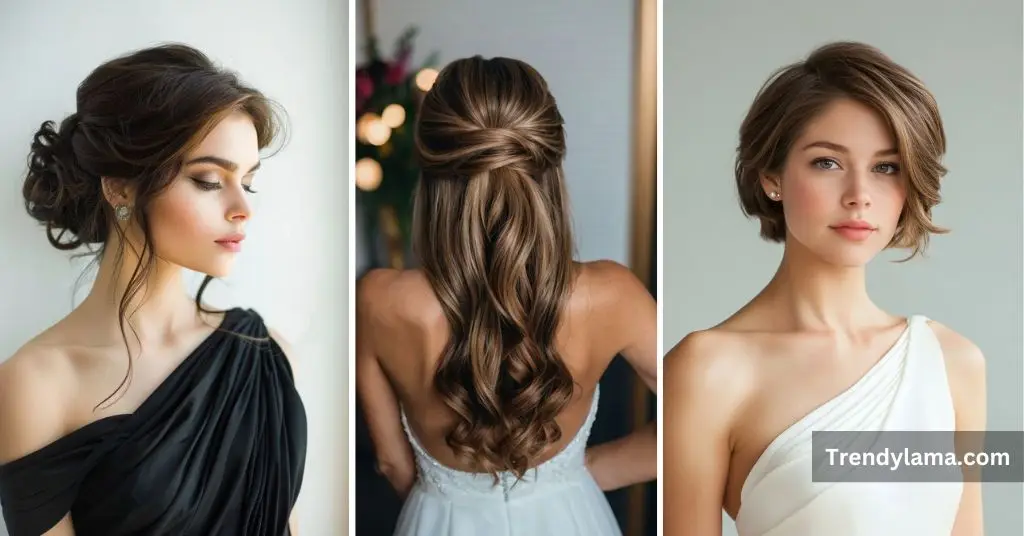 One-Shoulder Dress: 10 Great Hairstyles