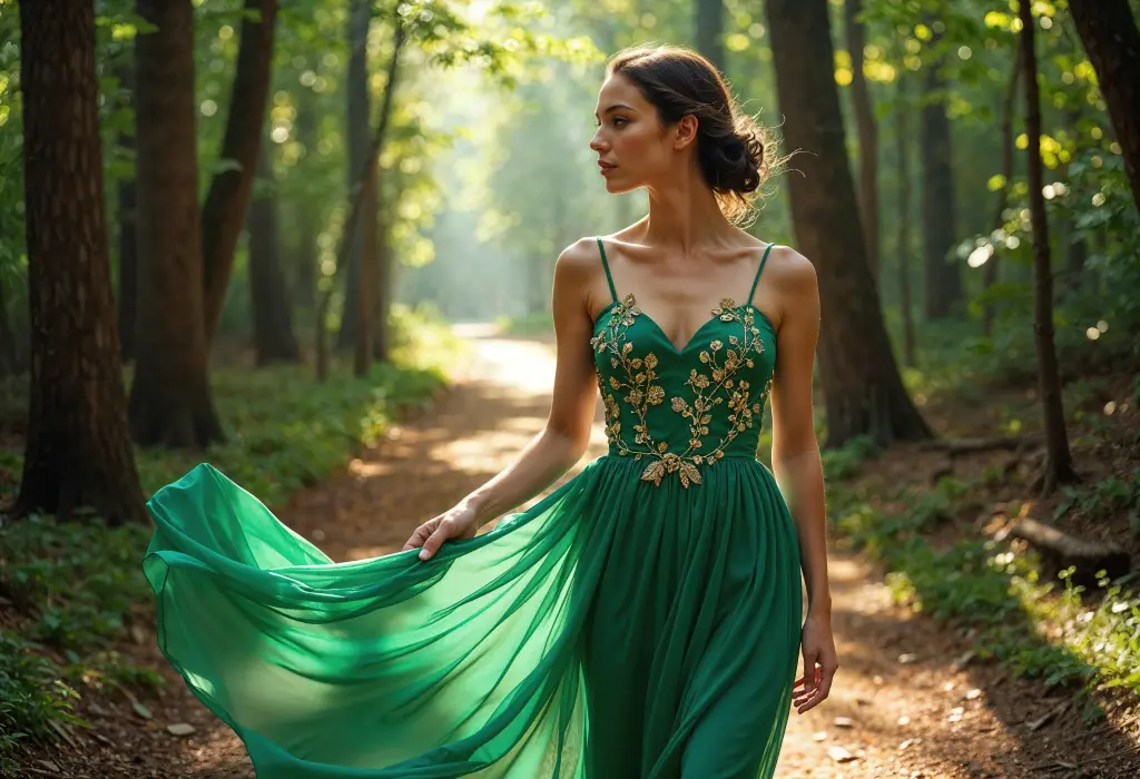 Metallic Corset Dress of the Bold Type
