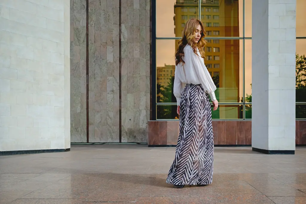 High-Low Hem Ruffle
